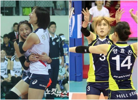 높이가장점인세터이다영(왼쪽)과경기운영에강한세터염혜선.(자료사진=박종민기자/KOVO)