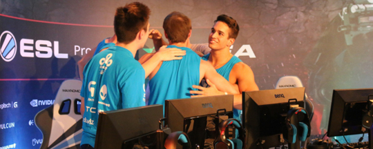 북미 최강의 CS:GO 팀 클라우드 나인.(사진=Fragbite.se 발췌)