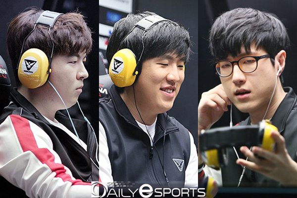 진영화, 최호선, 박성균(왼쪽부터).