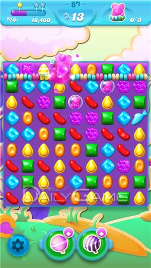 소다 캔디를 터트려 곰돌이를 구하자