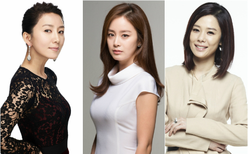 왼쪽부터배우김희애김태희김현주(사진=SBS제공)
