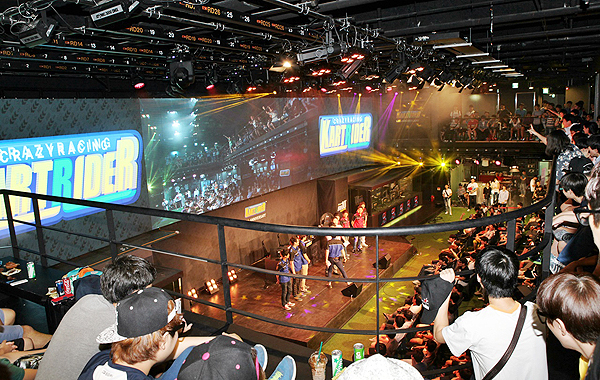 카트라이더 10주년 행사 전경.