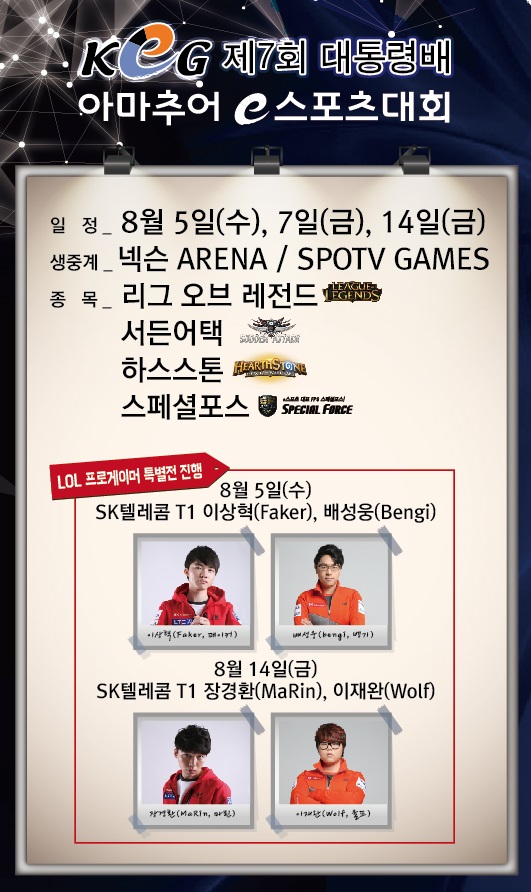 '5일 개막' 2015 KeG, 아마추어 한국 최강 가린다