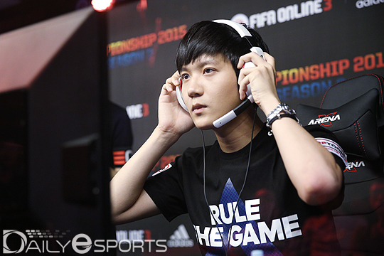 챔피언 장동훈을 3대2로 제압하며 파란을 일으킨 임진홍.