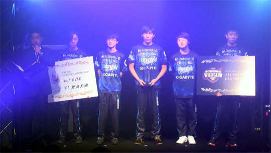 LJL 그랜드 파이널 우승을 차지한 데토네이션FM.(사진=LJL 아주부TV 캡쳐)