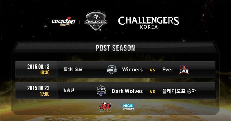 네네치킨 LoL 챌린저스 코리아 서머, 포스트시즌 돌입