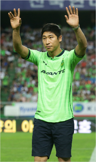 이근호는부상회복이더딘이규로를대신해아시아축구연맹(AFC)챔피언스리그8강에출전한다.(자료사진=전북현대모터스)