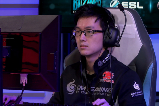 WCS 시즌3 프리미어리그 16강 진출에 성공한 최성훈.(사진=WCS 트위치TV 캡쳐)