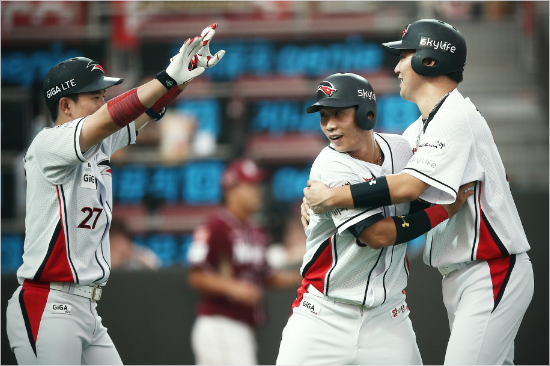 고춧가루부대역할을하고있는케이티.(자료사진=케이티위즈)