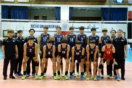 홍해천감독이이끄는23세이하(U-23)남자배구대표팀은쿠바와2015세계남자U-23배구선수권대회조별예선A조1차전에서세트스코어0-3으로패했다.(자료사진=국제배구연맹)