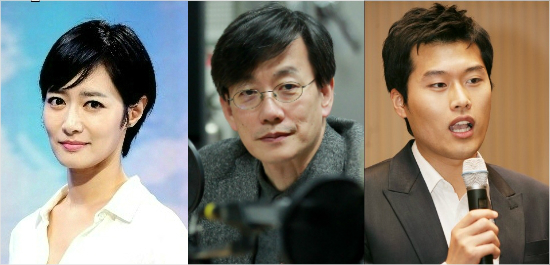 왼쪽부터MBN김주하앵커,JTBC손석희앵커,SBS김일중아나운서.(사진=자료사진)
