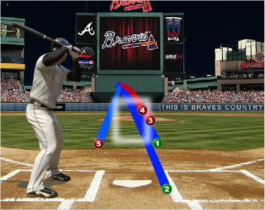놀란아레나도의타석게임데이장면.피어진스키가스트라이크로만들려했던2구째가땅에맞은것을볼수있다.(MLB.com)