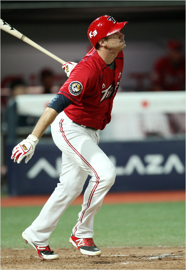 KIA가따낸3점가운데타점하나,득점하나를책임진브렛필.(사진=KIA타이거즈제공)