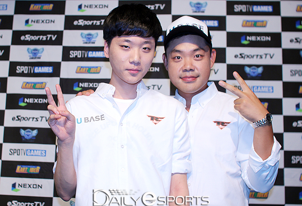 유베이스 알스타즈 박천원(왼쪽)과 이동훈.