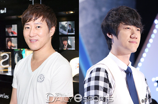OGN 김태형 해설 위원(왼쪽)과 김정민 해설 위원.