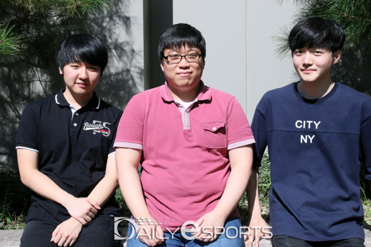'테디스틱' 이민효, '에스퍼란자' 김경우, '센센마' 강석우(왼쪽부터).