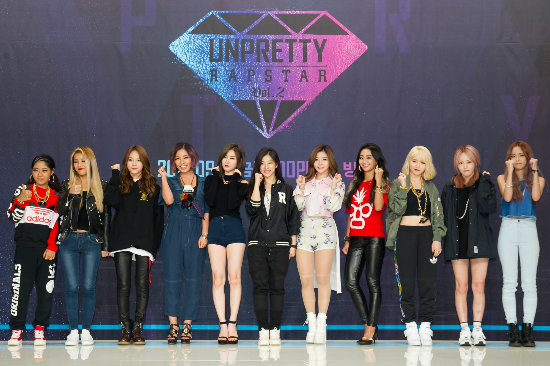 '언프리티랩스타2'참가자들(사진=CJE&M제공)