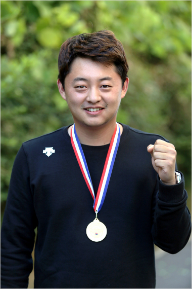 사격더블트랩에서한국신기록을수립한천홍재(사진제공/대한사격협회)