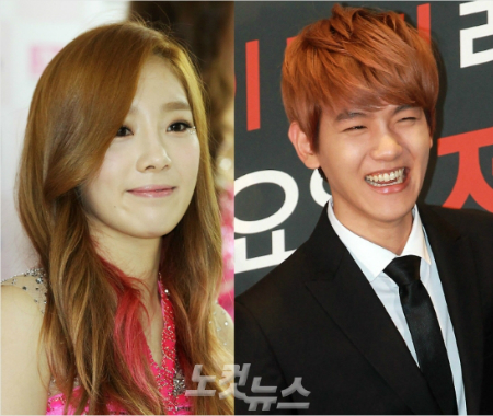 태연(왼쪽),백현(자료사진)