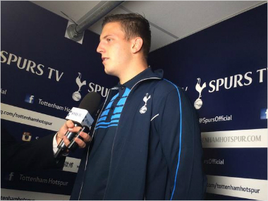 케빈비머(사진=토트넘구단트위터)