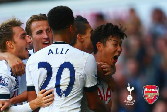 이적후3경기3골로맹활약하며기대감을높였던손흥민은자신의첫번째'북런던더비'에교체출전해인상적인활약없이토트넘의1-2패배를지켜봤다.(자료사진=토트넘공식트위터)