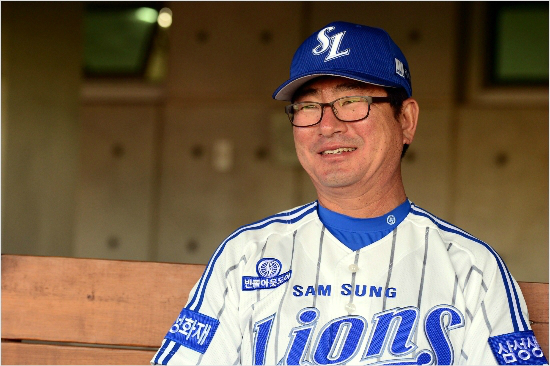 "그래도우리가유리하잖아."삼성류중일감독.(사진=삼성라이온즈제공)