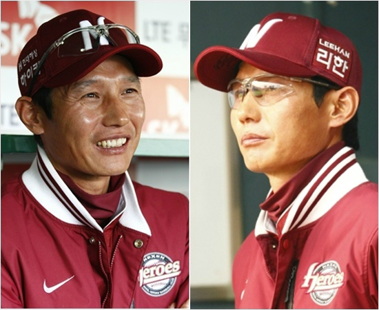 '미소가끝까지갔으면했는데...'1일한화와홈경기에서9회김하성의천금수비로웃었다가SK-두산의문학경기승부처에서나온SK김성현의수비에진한아쉬움을드러낸염경엽넥센감독.(자료사진=넥센)