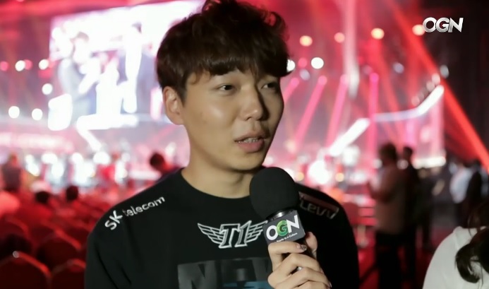 SK텔레콤 T1 '마린' 장경환(사진=OGN 생중계 캡처).