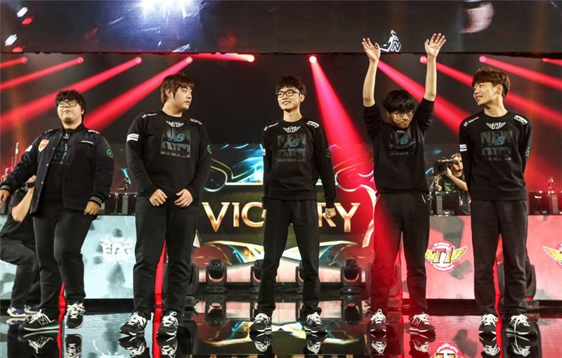 SK텔레콤 T1.(사진=라이엇게임즈 제공)