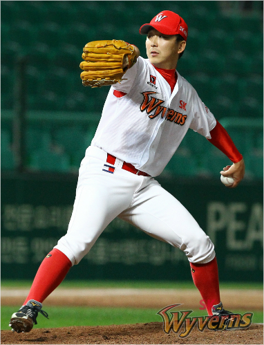 SK마무리정우람.(사진=SK와이번스제공)