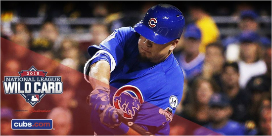 와일드카드결정전에서3타점을올린루키카일슈와버.(사진=시카고컵스페이스북)