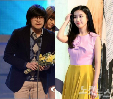 가수장기하(왼쪽)와아이유(사진=자료사진/노컷뉴스)