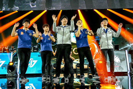 롤드컵 8강 진출에 성공한 KOO 타이거즈.(사진=라이엇 게임즈 제공)