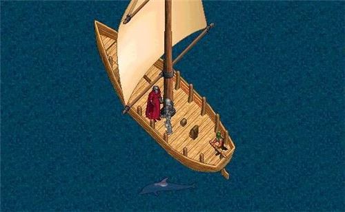 울티마의 바다 위에서 우연히 돌고래를 만난다면 이름을 꼭 확인해 보자