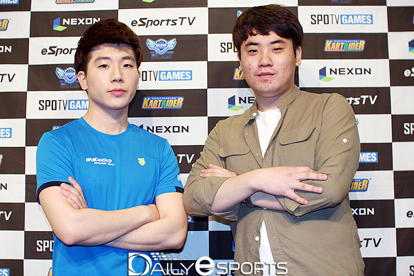 쏠라이트 인디고 강석인(왼쪽)과 팀106 이은택.