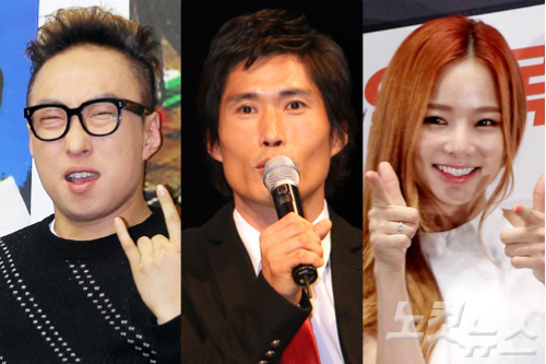 (왼쪽부터)박명수,정두홍,솔지(자료사진)