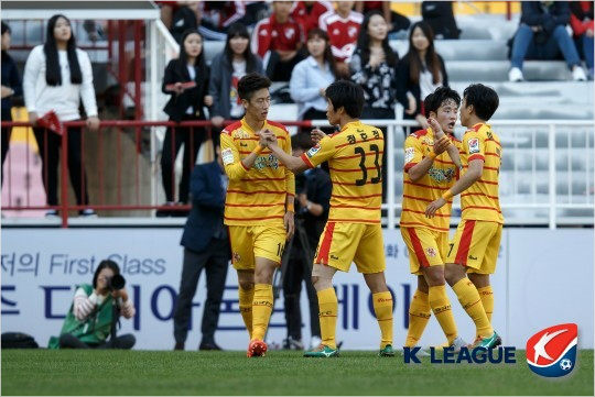 '송승민 결승골' 광주, 부산 꺾고 K리그 클래식 잔류 확정
