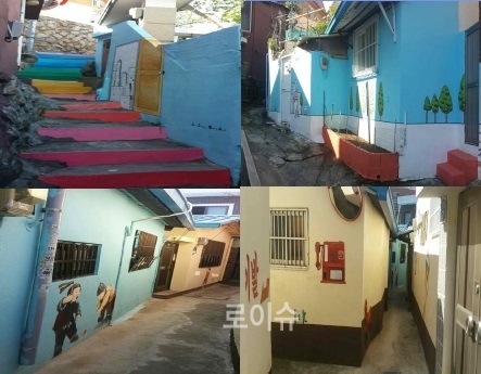 ▲벽화작업후모습.