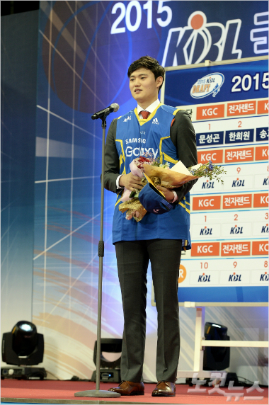 삼성에지명된고려대출신의가드이동엽(사진/KBL)
