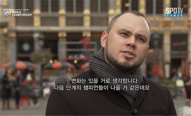 롤드컵 해외 중계진 중 한 명인 프릭(스포티비 게임즈 화면 캡처).