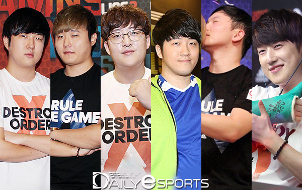 피파온라인3 한국대표 정세현, 김승섭, 장동훈, 강성훈, 양진협, 박준효(왼쪽부터).