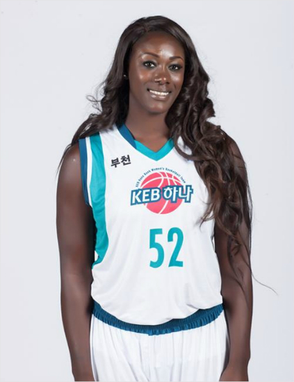 '여자문태영?'KEB하나은행에서활약할해외동포혼혈선수첼시리.(사진=KEB하나은행)
