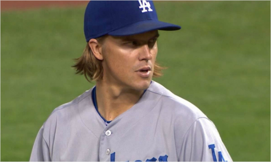 FA를선언한잭그레인키.(홈페이지영상캡처)