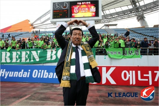 전북최강희감독(사진제공/한국프로축구연맹)