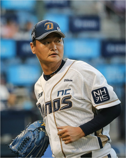 올시즌을끝으로19년현역생활을접는NC우완박명환.(자료사진=NC)