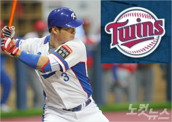 '네가내가갈곳이냐?'한국야구국가대표거포박병호(사진)에대해독점협상권을따낸메이저리그구단은10일(한국시각)미네소타트윈스로밝혀졌다.향후30일동안둘은계약협상을진행한다.(자료사진=박종민기자,미네소타홈페이지)