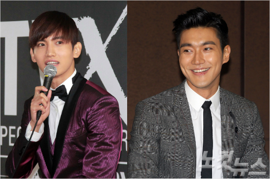 동방신기최강창민과슈퍼주니어최시원.(사진=자료사진)