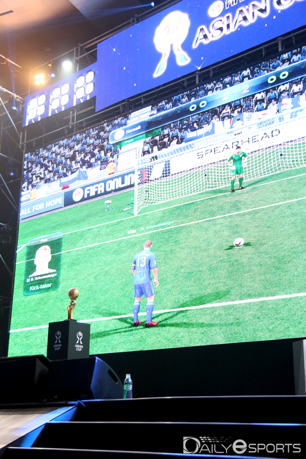 긴장감 넘치는 승부차기.