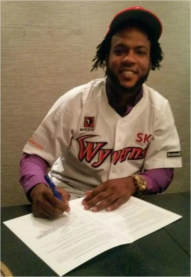 헥터고메즈.(사진=SK와이번스제공)