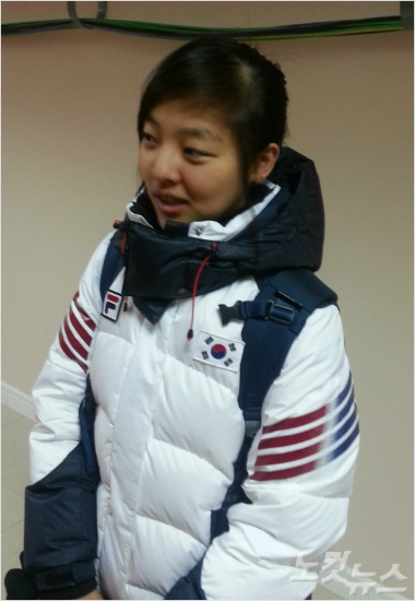 2015-2016ISU스피드스케이팅월드컵시리즈1차대회여자매스스타트에서금메달을따낸김보름.(자료사진)